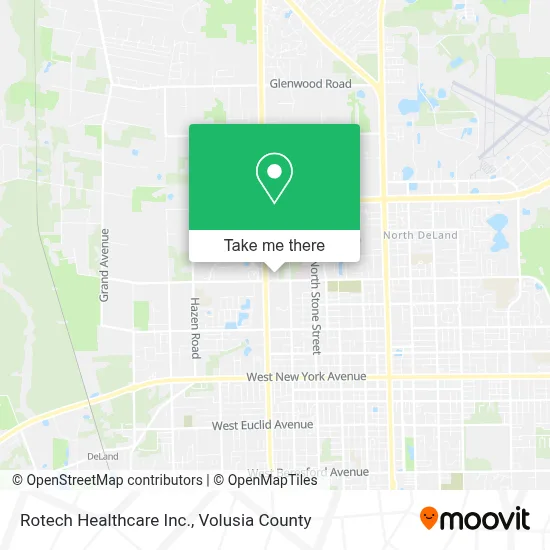 Rotech Healthcare Inc. map