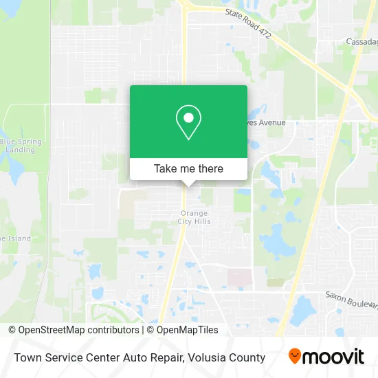 Town Service Center Auto Repair map