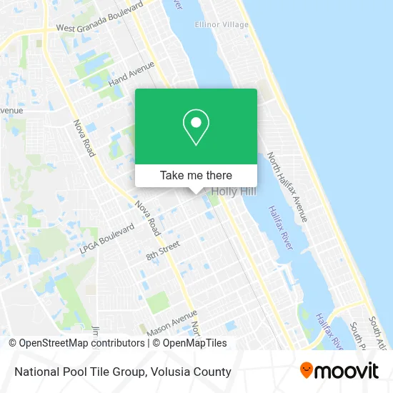 National Pool Tile Group map