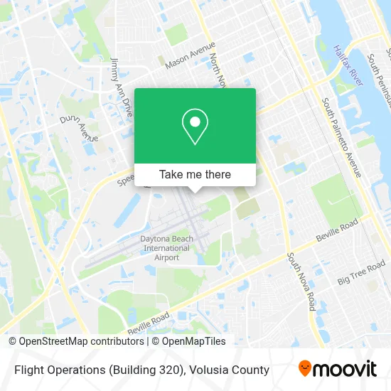 Flight Operations (Building 320) map