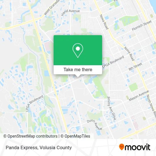 Panda Express map