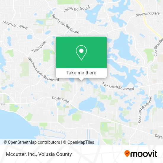 Mccutter, Inc. map