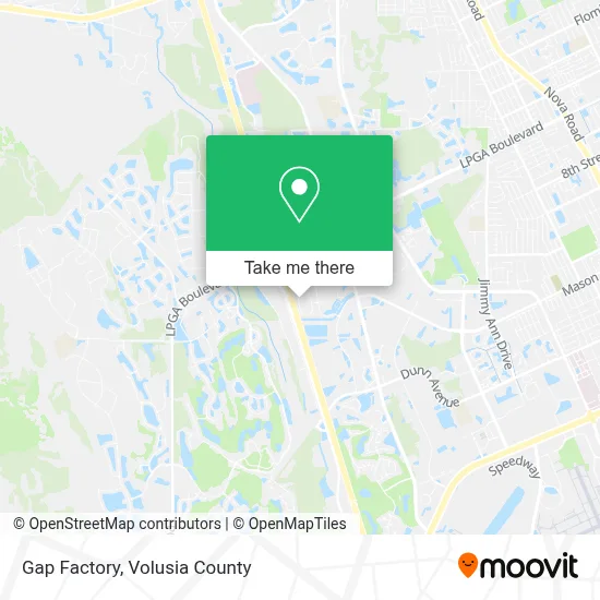 Gap Factory map