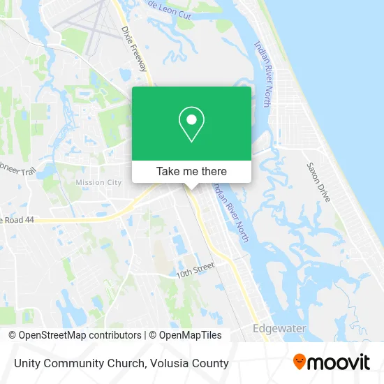 Unity Community Church map