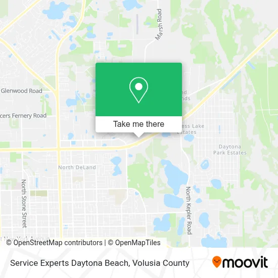 Service Experts Daytona Beach map