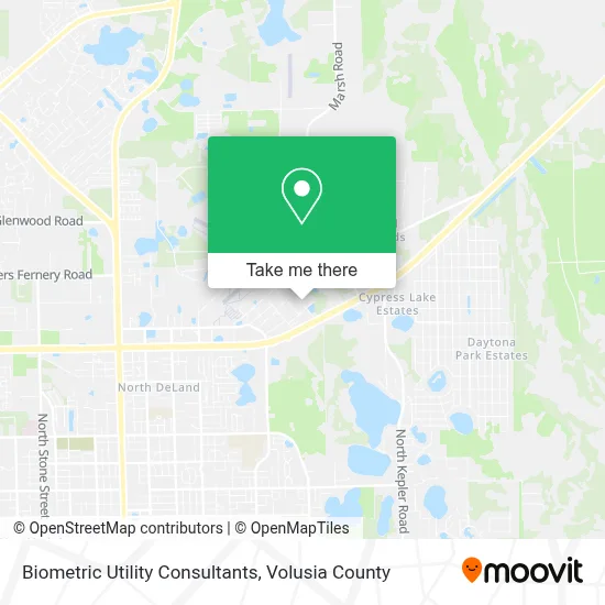 Biometric Utility Consultants map