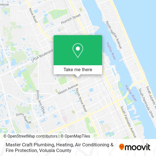 Master Craft Plumbing, Heating, Air Conditioning & Fire Protection map