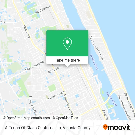 A Touch Of Class Customs Llc map
