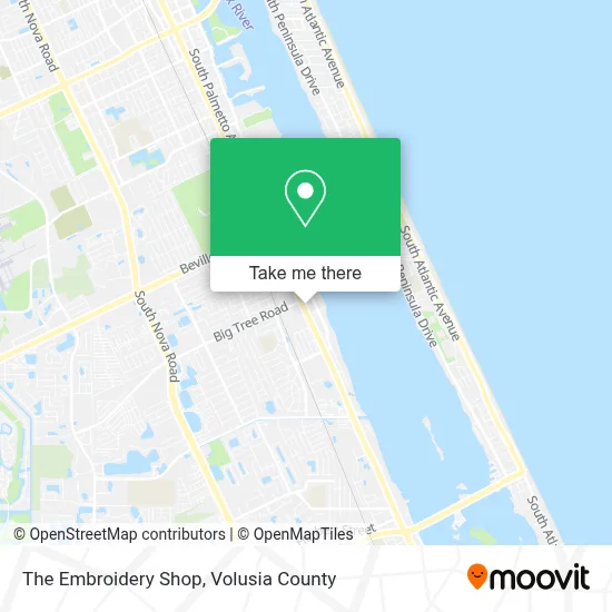 The Embroidery Shop map
