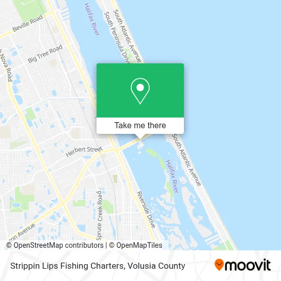 Strippin Lips Fishing Charters map