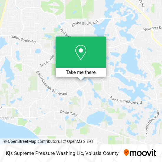 Kjs Supreme Pressure Washing Llc map