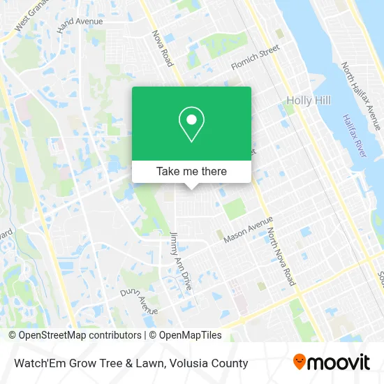 Watch'Em Grow Tree & Lawn map