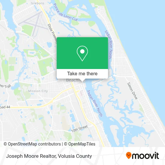 Joseph Moore Realtor map