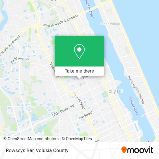 Rowseys Bar map