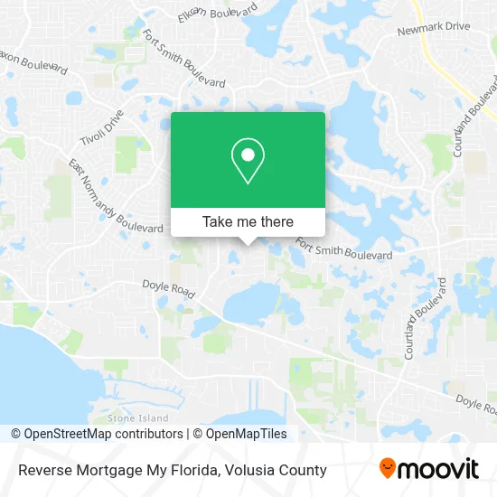 Reverse Mortgage My Florida map