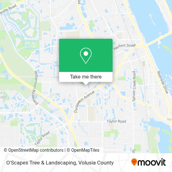 O'Scapes Tree & Landscaping map