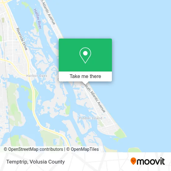 Temptrip map