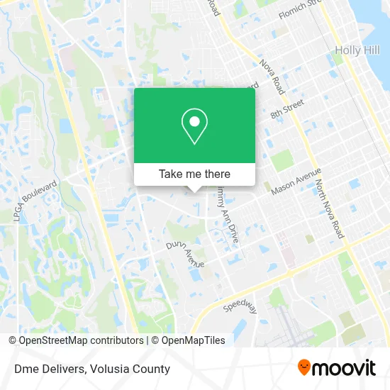 Dme Delivers map