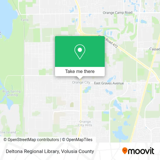 Deltona Regional Library map