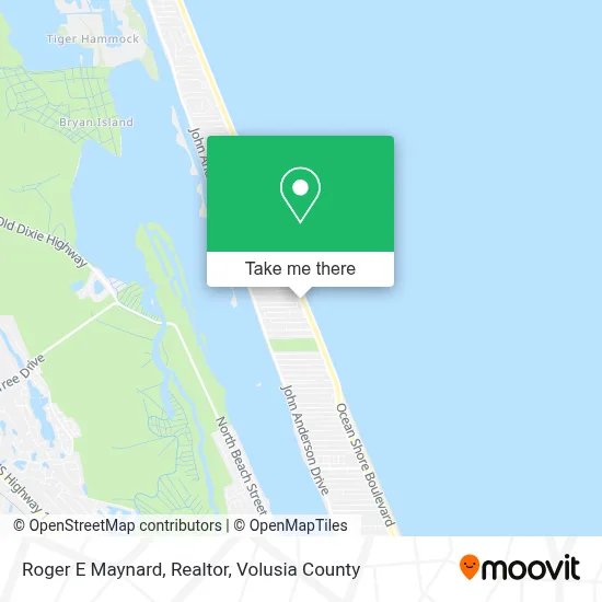 Roger E Maynard, Realtor map