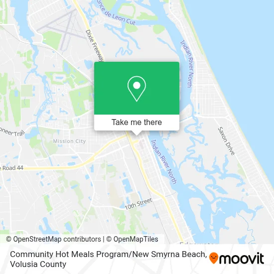 Community Hot Meals Program / New Smyrna Beach map