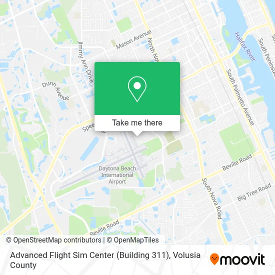 Advanced Flight Sim Center (Building 311) map