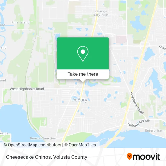 Cheesecake Chinos map