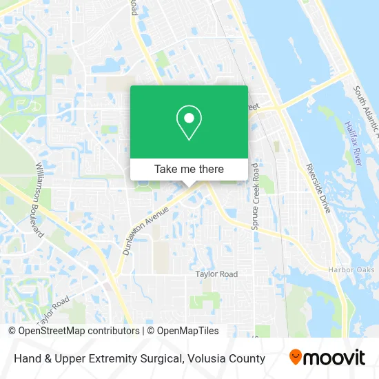 Hand & Upper Extremity Surgical map