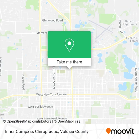 Inner Compass Chiropractic map