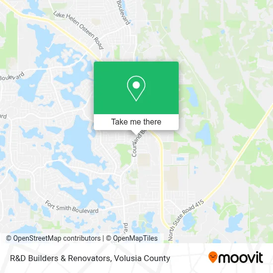 R&D Builders & Renovators map