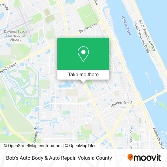 Bob's Auto Body & Auto Repair map