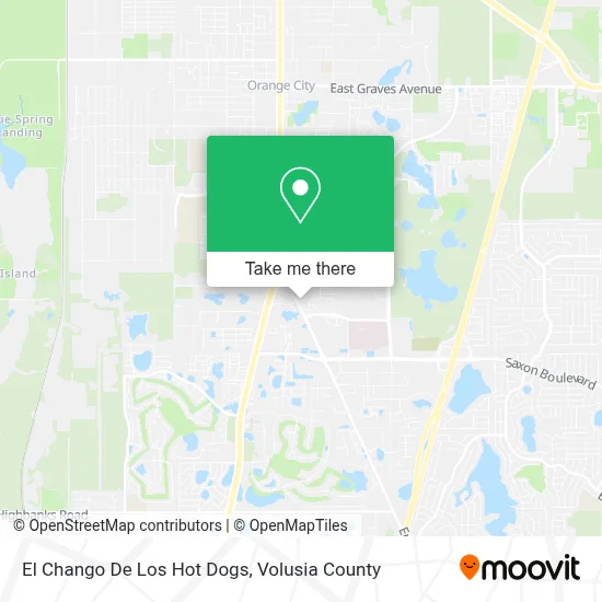 El Chango De Los Hot Dogs map
