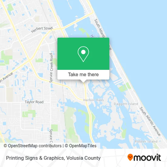 Printing Signs & Graphics map