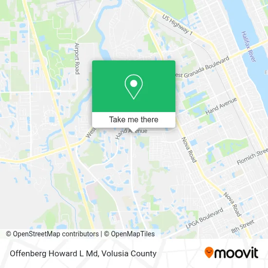 Offenberg Howard L Md map