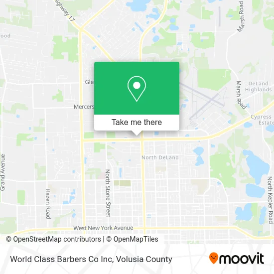 World Class Barbers Co Inc map