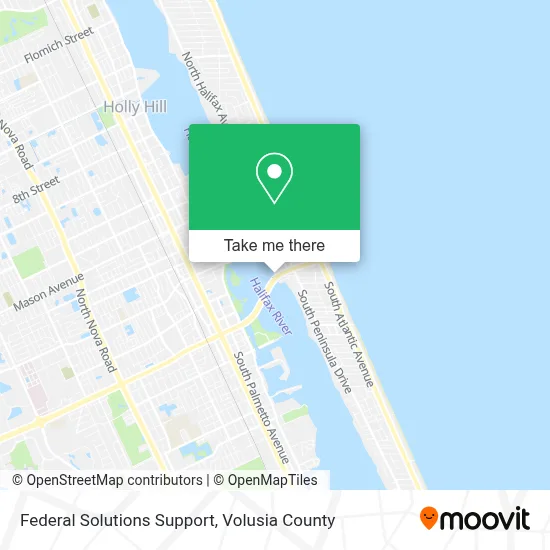Federal Solutions Support map