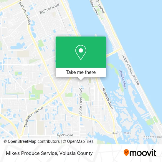 Mike's Produce Service map