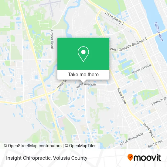 Insight Chiropractic map