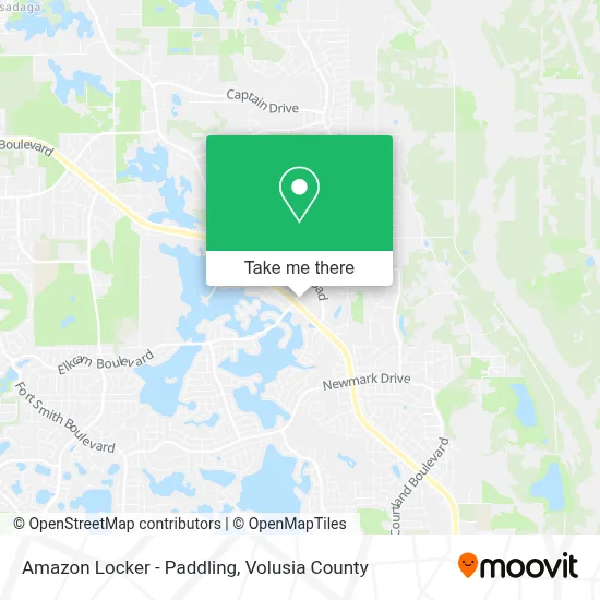 Amazon Locker - Paddling map