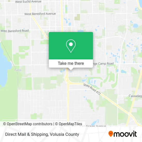 Direct Mail & Shipping map
