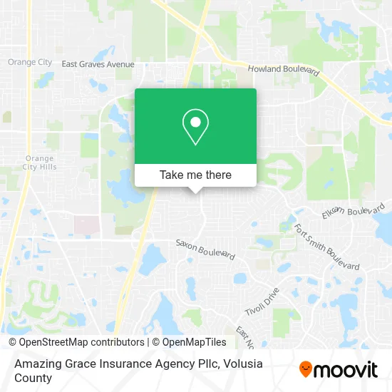 Amazing Grace Insurance Agency Pllc map