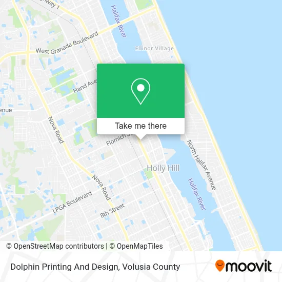 Dolphin Printing And Design map