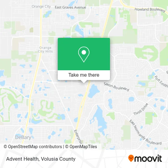 Advent Health map