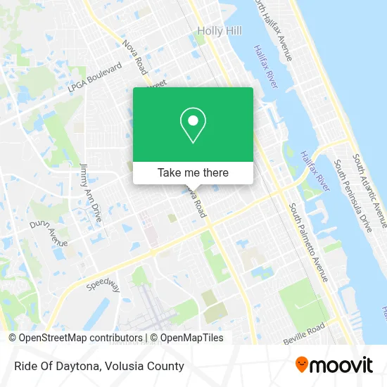Ride Of Daytona map