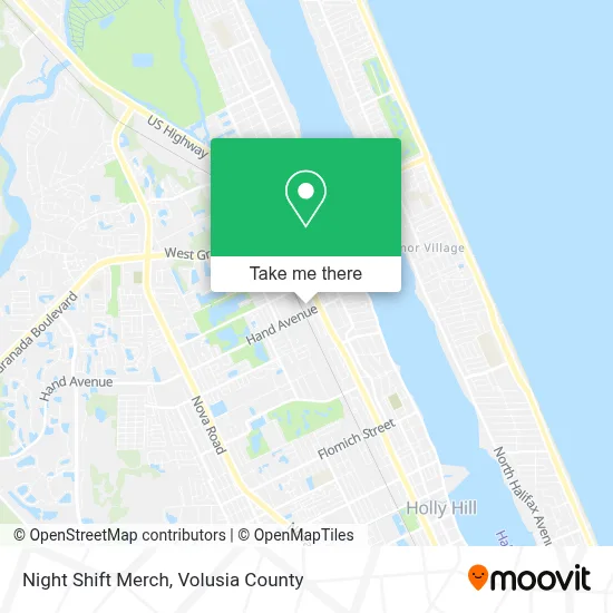 Night Shift Merch map