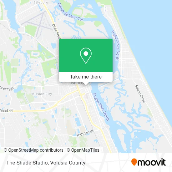 The Shade Studio map
