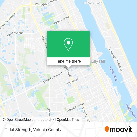 Tidal Strength map
