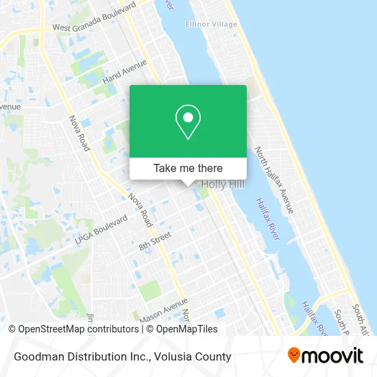 Goodman Distribution Inc. map