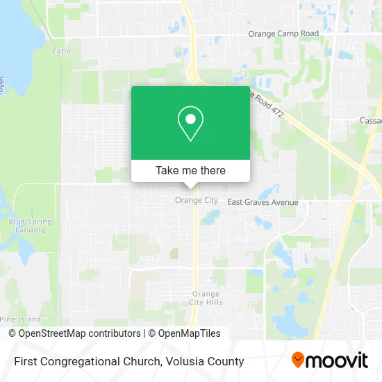 First Congregational Church map