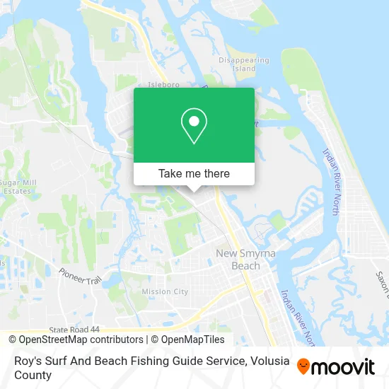 Roy's Surf And Beach Fishing Guide Service map